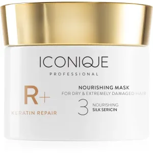 ICONIQUE Professional R+ Keratin repair Nourishing mask masque rénovateur pour cheveux secs et abîmés 100 ml
