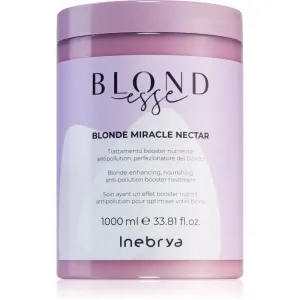 Inebrya BLONDesse Blonde Miracle Nectar cure nourrissante en profondeur pour cheveux blonds 1000 ml