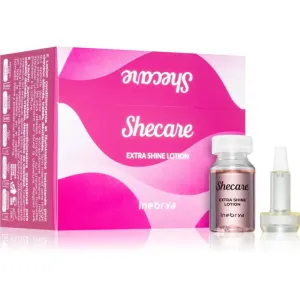 Inebrya Shecare Extra Shine Lotion cure intense pour cheveux abîmés 12x12 ml