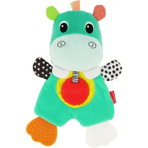 Infantino Cuddly Teether Hippo peluche douce avec anneau de dentition 1 pcs