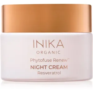 INIKA Organic Phytofuse Renew Rich Night Cream crème de nuit antioxydante aux probiotiques 50 ml