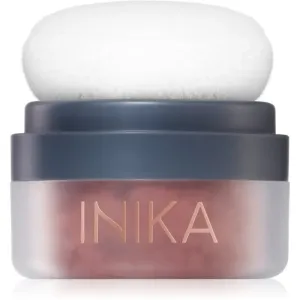 INIKA Organic Puff Pot blush minéral en poudre teinte Rosy Glow 3 g