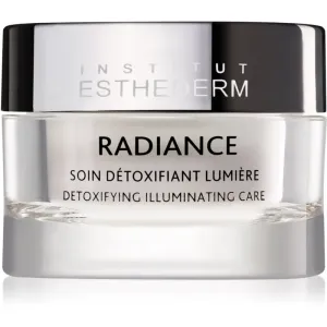 Institut Esthederm Radiance Detoxifying Illuminating Care crème premiers signes du vieillissement pour une peau lumineuse et lisse 50 ml