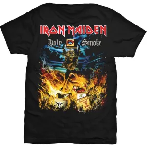 Iron Maiden T-shirt Unisex Holy Smoke Black M