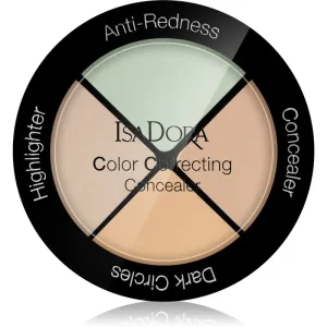 IsaDora Color Correcting palette de correcteurs teinte Anti-Redness 4x1 g