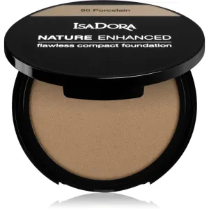 IsaDora Nature Enhanced Flawless Compact Foundation fond de teint compact crème teinte 84 Cream Sand 10 g