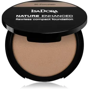 IsaDora Nature Enhanced Flawless Compact Foundation fond de teint compact crème teinte 86 Natural Beige 10 g