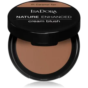 IsaDora Nature Enhanced Cream Blush blush compact avec pinceau et miroir teinte 41 Caramel Tan 3 g
