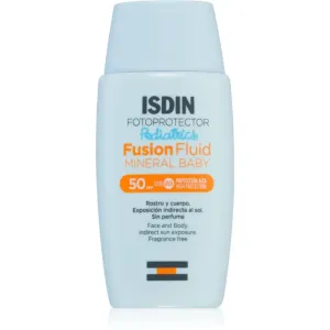 ISDIN Fotoprotector Fusion Fluid Mneral Baby crème solaire minérale pour enfant SPF 50 50 ml