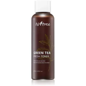 Isntree Green Tea lotion tonique apaisante pour peaux mixtes à grasses 200 ml