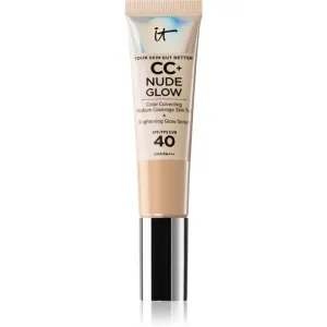 IT Cosmetics Your Skin But Better CC + Nude Glow fond de teint illuminateur SPF 40 teinte Light Medium 32 ml