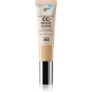 IT Cosmetics Your Skin But Better CC + Nude Glow fond de teint illuminateur SPF 40 teinte Medium Tan 32 ml