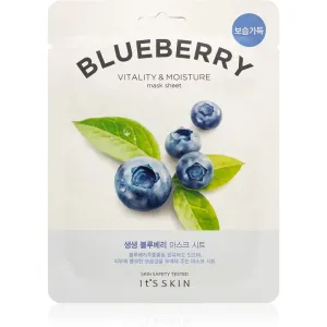 It´s Skin The Fresh Mask Blueberry masque hydratant en tissu avec effet revitalisant 21 g