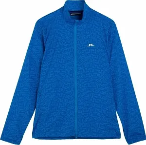 J.Lindeberg Ash Light Packable Golf Jacket Print Lapis Outline Bridge Swirl 2XL