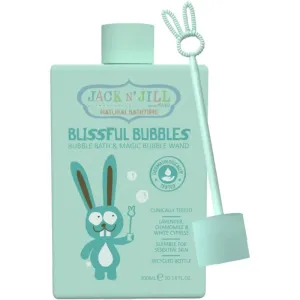 Jack N’ Jill Natural Bathtime Blissful Bubbles bain moussant avec tube à bulles de savon 300 ml