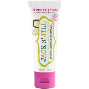 Jack N’ Jill Toothpaste dentifrice naturel pour enfant saveur Berries & Cream 50 g