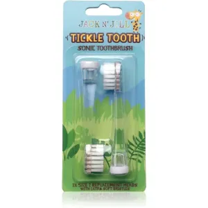 Jack N’ Jill Tickle Tooth têtes de remplacement pour brosse à dents Tickle Tooth 2 pcs