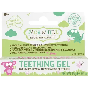Jack N’ Jill Teething Gel gel apaisant pour la croissance des dents 4m+ 15 g