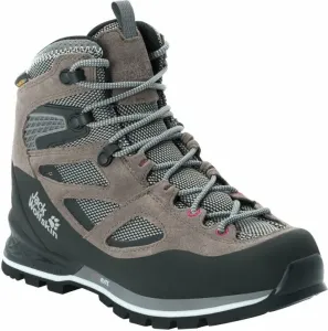 Jack Wolfskin Force Crest Texapore Mid W Tarmac Grey/Pink 42 Chaussures outdoor femme