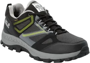 Jack Wolfskin Chaussures outdoor hommes Downhill Texapore Low Black/Lime 42,5