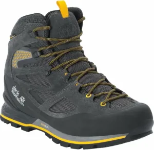 Jack Wolfskin Force Crest Texapore Mid Black/Burly Yellow XT 44 Chaussures outdoor hommes