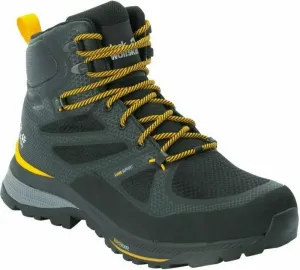 Jack Wolfskin Force Striker Texapore Mid M Black/Burly Yellow 40 Chaussures outdoor hommes