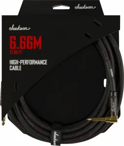 Jackson High Performance Cable Noir-Rouge 6,66 m Droit - Angle