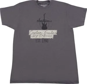 Jackson T-shirt Custom Guitar Charcoal L