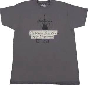 Jackson T-shirt Custom Guitar Charcoal S