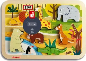 Janod Puzzle Zoo 7 parties