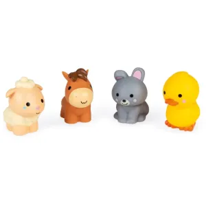 Janod Bath Toy 4 Animal Squirters jouet de bain 10 m+ 4 pcs