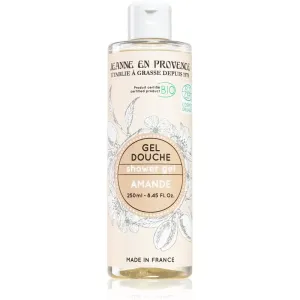 Jeanne en Provence BIO Almond gel de douche nourrissant de qualité BIO pour femme 250 ml