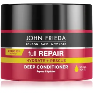 John Frieda Full Repair Hydrate+Rescue après-shampoing régénérateur en profondeur pour un effet naturel 250 ml
