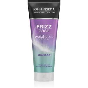 John Frieda Frizz Ease Weightless Wonder shampooing lissant pour cheveux indisciplinés et frisottis 250 ml