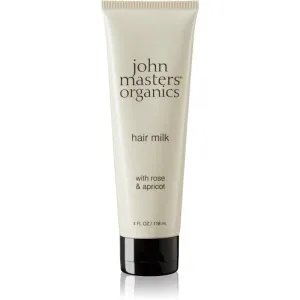 John Masters Organics Rose & Apricot Hair Milk lait sans rinçage pour les pointes sèches 118 ml #657542