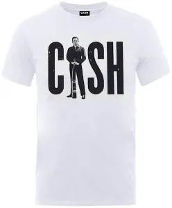 Johnny Cash T-shirt Standing Cash White XL
