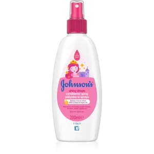 Johnson's® Shiny Drops après-shampoing sans rinçage en spray à l'huile d'argan à partir de 18 mois 200 ml
