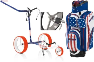 Jucad Carbon 3-Wheel Deluxe SET USA Chariot de golf manuel