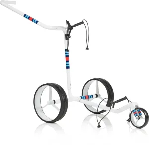 Jucad Carbon 3-Wheel White Chariot de golf manuel