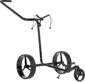 Jucad Carbon Shine 3-Wheel Shiny Black Chariot de golf manuel