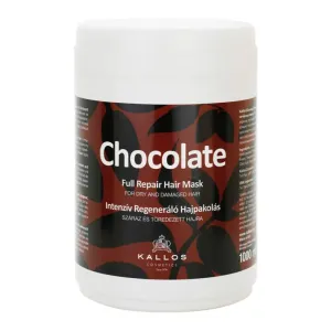 Kallos Chocolate Repair masque régénérant pour cheveux secs et abîmés 1000 ml