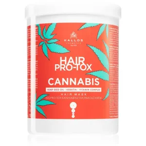 Kallos Hair Pro-Tox Cannabis masque cheveux régénérant à l'huile de chanvre 1000 ml