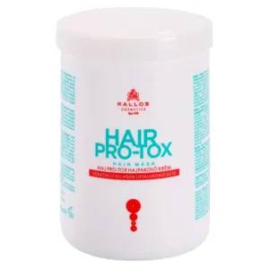 Kallos Hair Pro-Tox masque pour cheveux fragiles et abîmés à l'huile de coco, acide hyaluronique et collagène 1000 ml