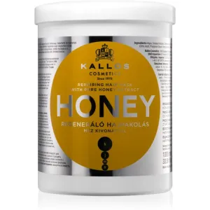 Kallos Honey masque hydratant intense pour cheveux secs et abîmés 1000 ml