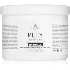 Kallos Plex Hair Mask masque régénérant pour cheveux abîmés et traités chimiquement 500 ml
