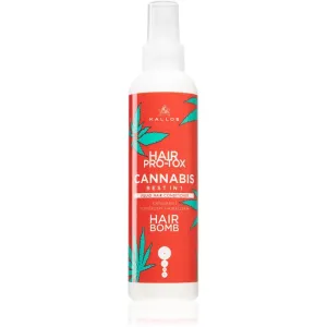 Kallos Hair Pro-Tox Cannabis après-shampoing sans rinçage en spray à l'huile de chanvre 200 ml
