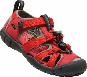 Keen Chaussures de randonnée pour enfants Seacamp II CNX Children Sandals Racing Red/Gargoyle 27-28