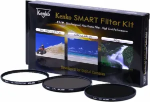 Kenko Smart Filter 3-Kit Protect/CPL/ND8 52mm Filtre d'objectif