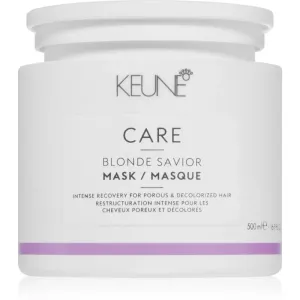 Keune Care Blonde Savior Mask masque hydratant pour cheveux décolorés 500 ml