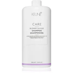 Keune Care Blonde Savior Shampoo shampoing pour les cheveux décolorés, colorés et traités chimiquement 1000 ml